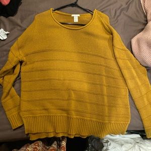 H&M Mustard Sweatshirt